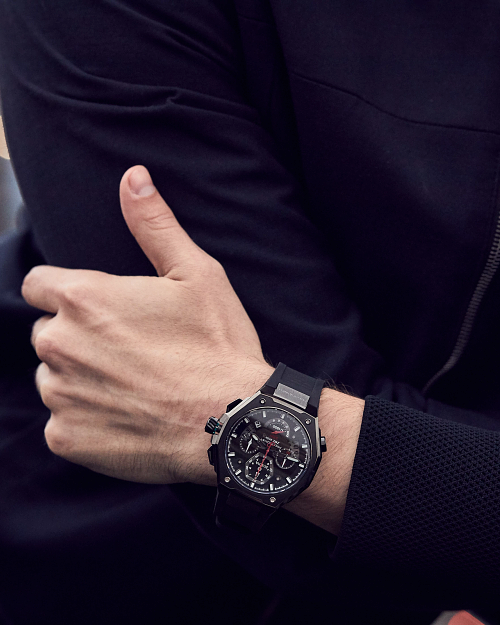 Black Dial EPDM Rubber Strap Series X 98B358 Bulova